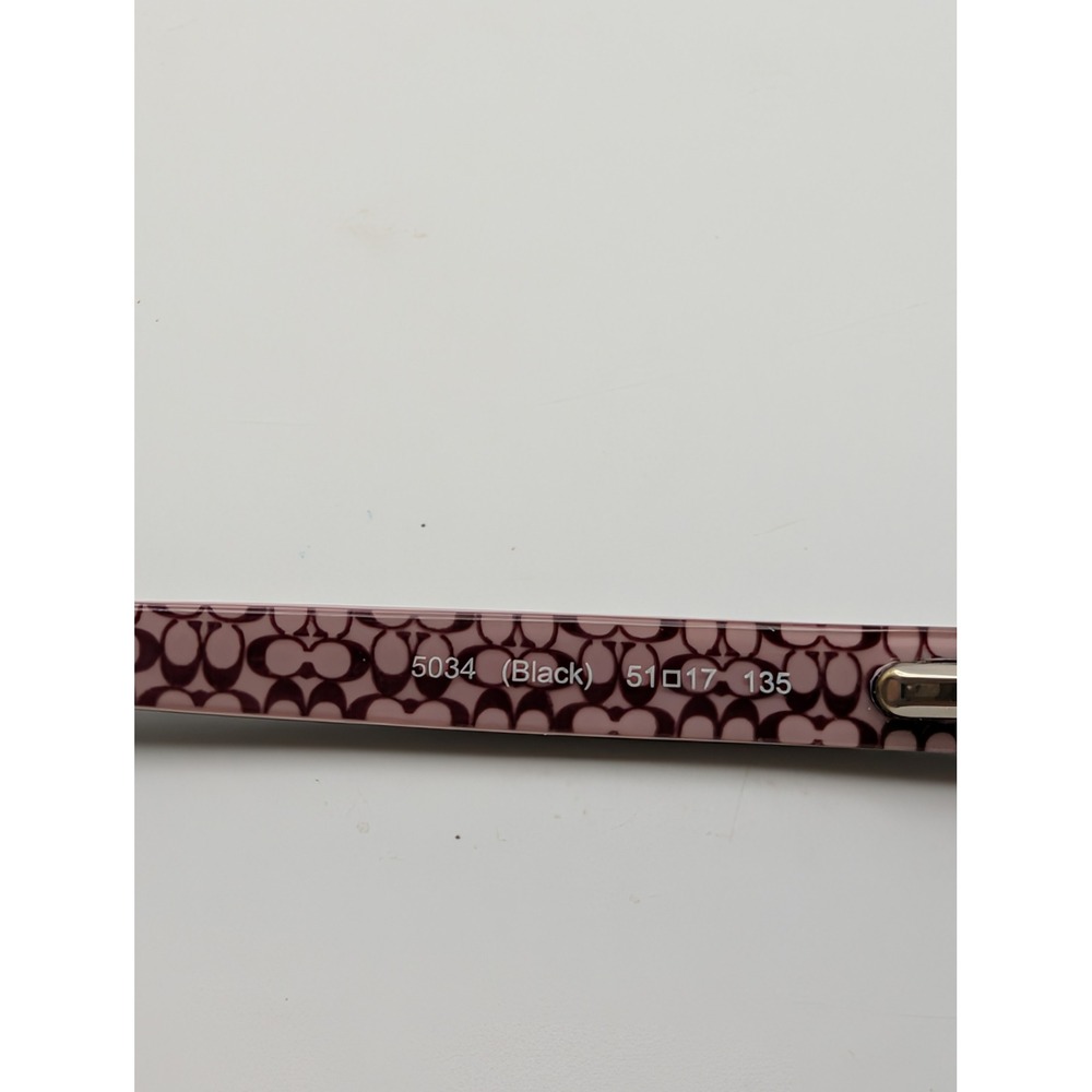 Coach HC6005 Marjorie Eyeglasses Black Pink 5034 51-17-135 Full Rim Frames Only - Picture 9 of 14